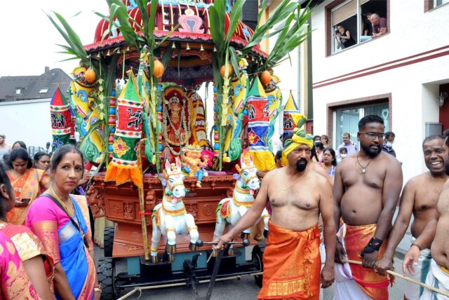 Hindu-Umzug in Schwerte