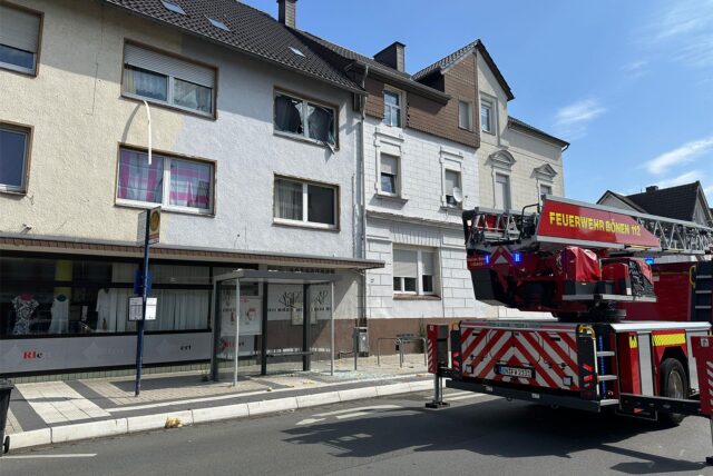 In Bönen ist es in einem Mehrfamilienhaus zu einer Verpuffung gekommen.