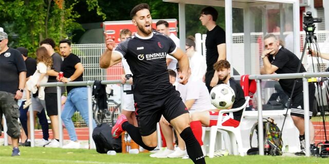 Serhat Yilmaz (GSB) trug sich am Freitagabend beim Test gegen den BV Lünen in die Torschützenliste ein.